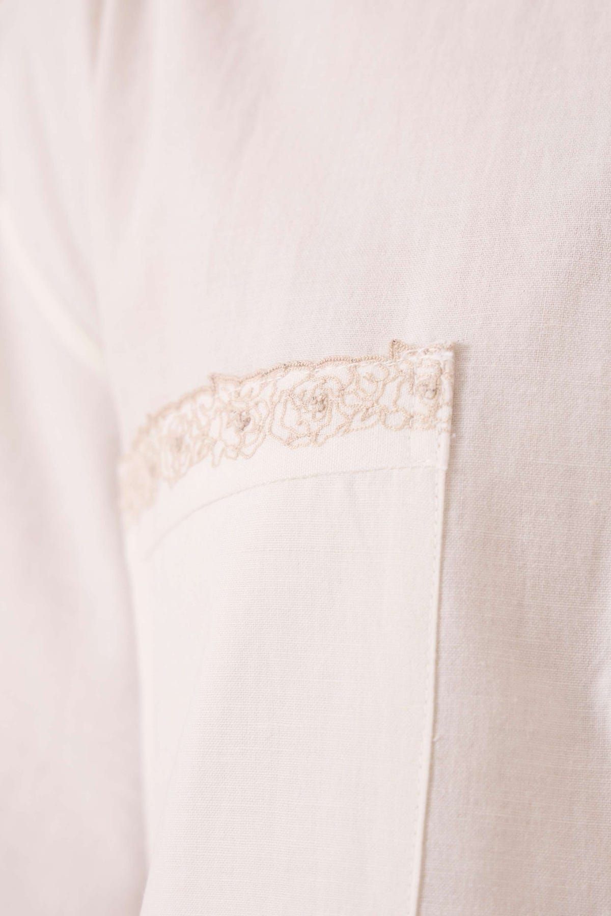 Alyosha Handwoven Embroidered Shirt - image 7
