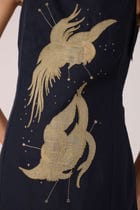 Astra Black Embroidered Maxi Dress view 10