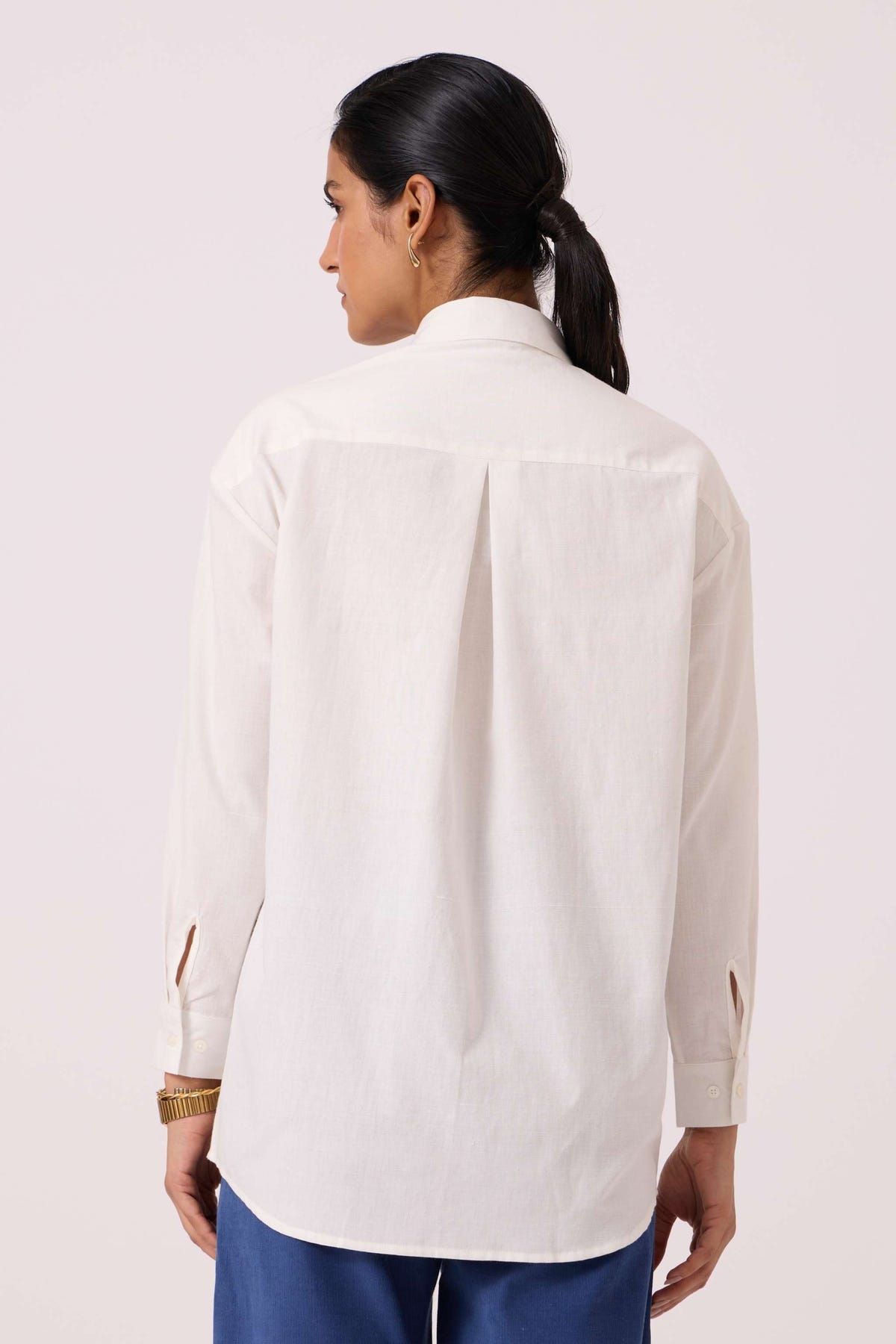 Kerouac Handwoven Embroidered Shirt - image 11
