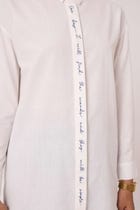Kerouac Handwoven Embroidered Shirt view 6