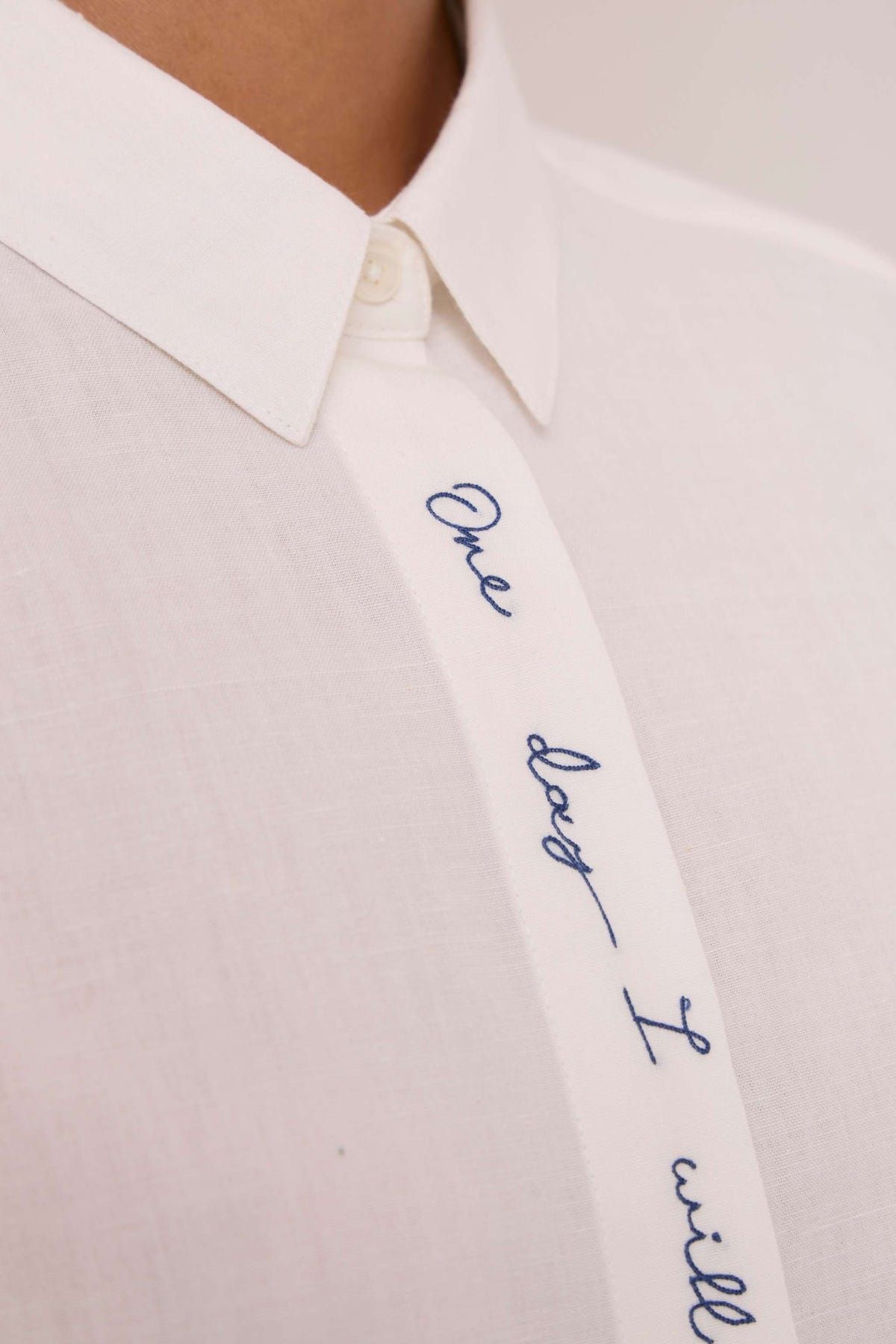 Kerouac Handwoven Embroidered Shirt - image 7