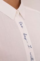 Kerouac Handwoven Embroidered Shirt view 7