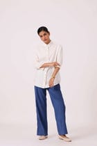 Kerouac Handwoven Embroidered Shirt view 8