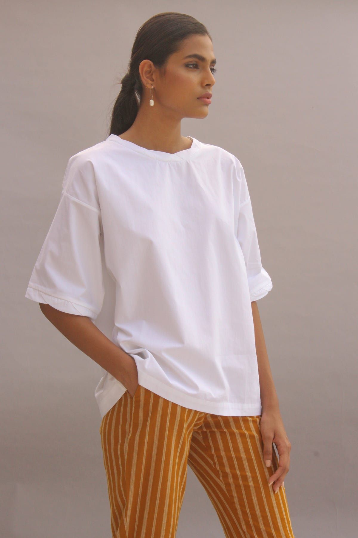 Blanc Box Tee - image 2