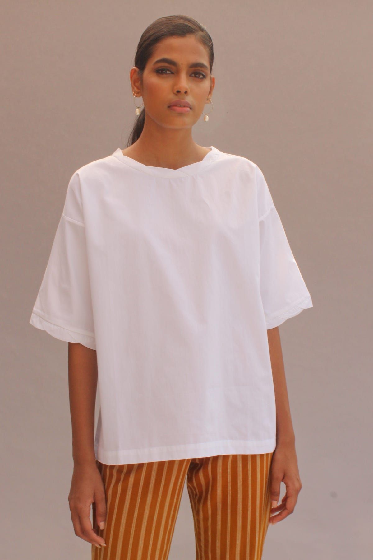 Blanc Box Tee - image 3