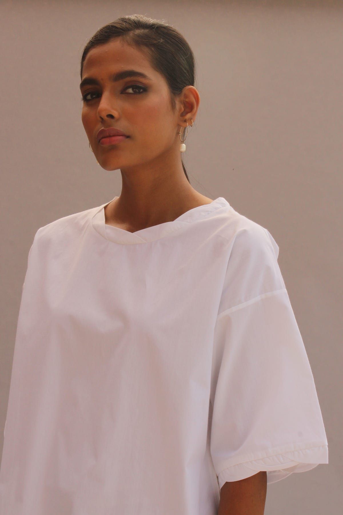 Blanc Box Tee - image 4