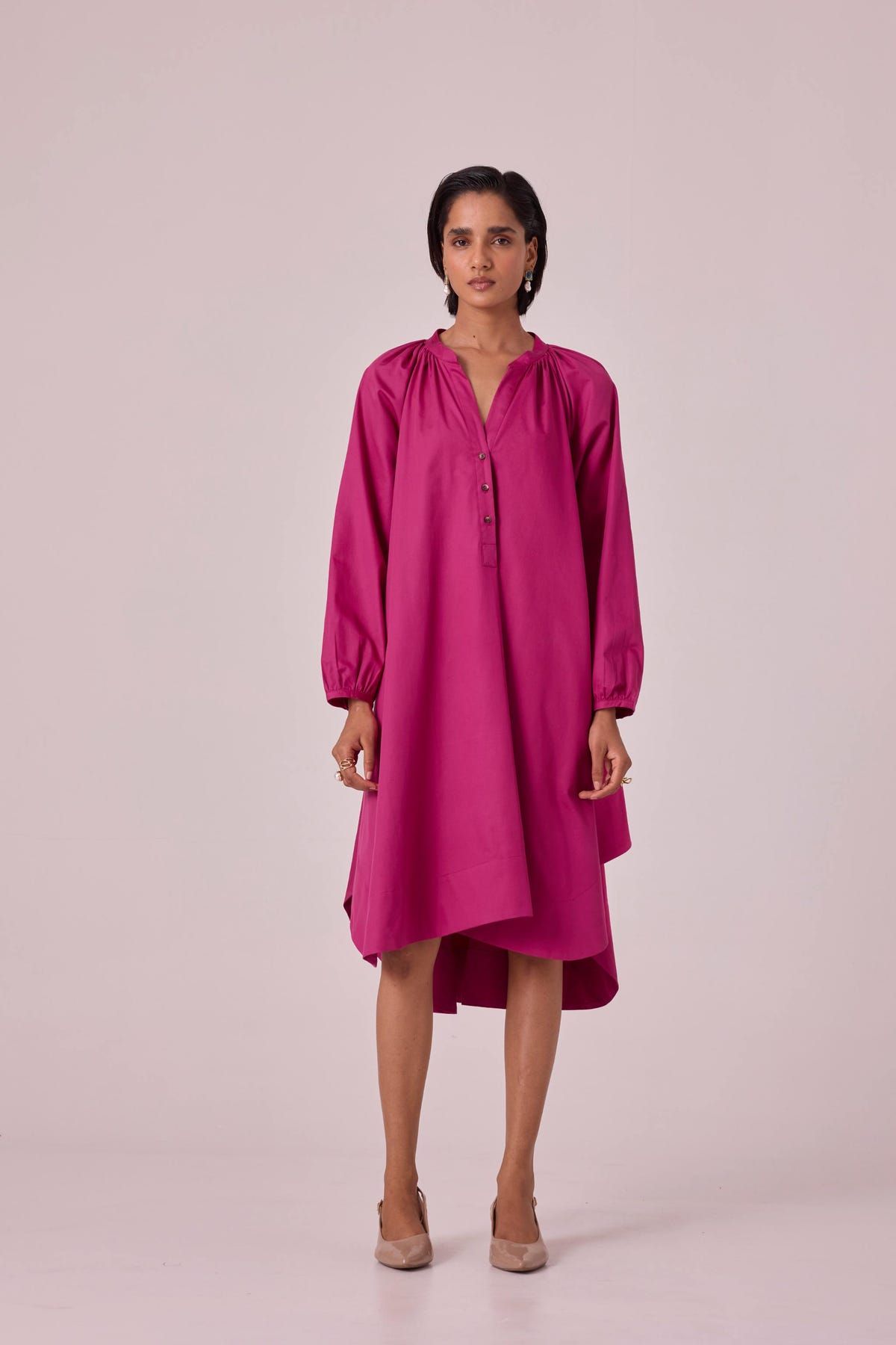 Woodstock Pink Tent Dress - image 1
