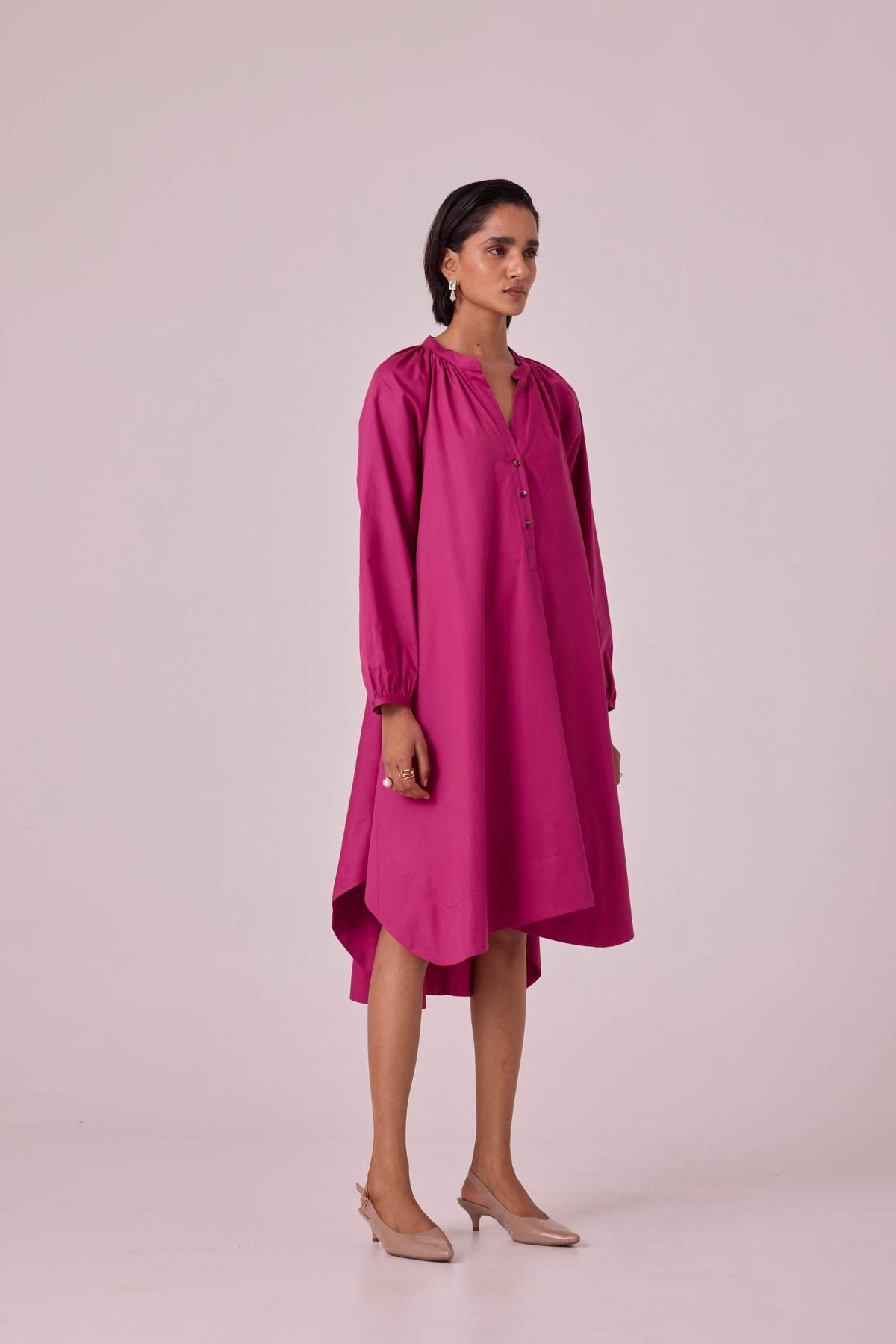 Woodstock Pink Tent Dress - image 2