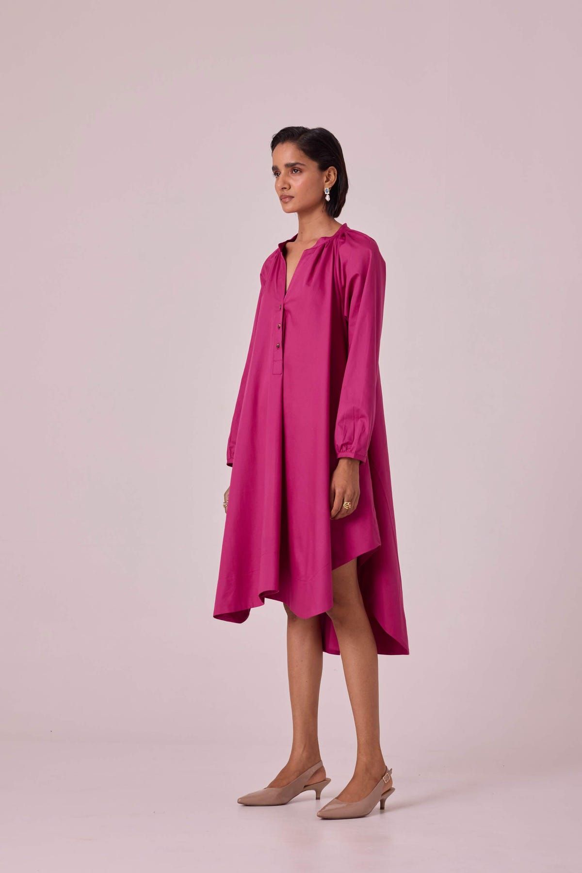 Woodstock Pink Tent Dress - image 3