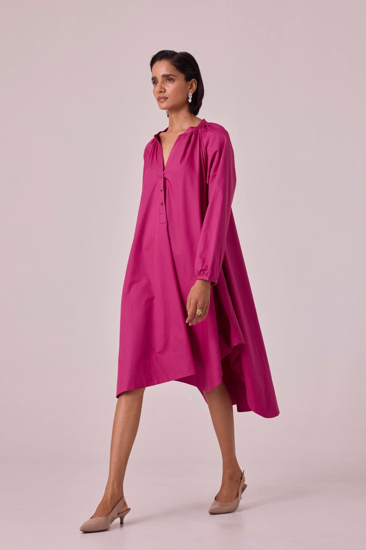 Woodstock Pink Tent Dress - image 8