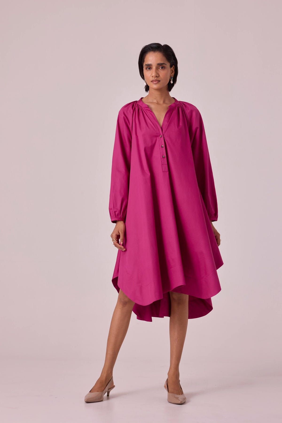 Woodstock Pink Tent Dress - image 10