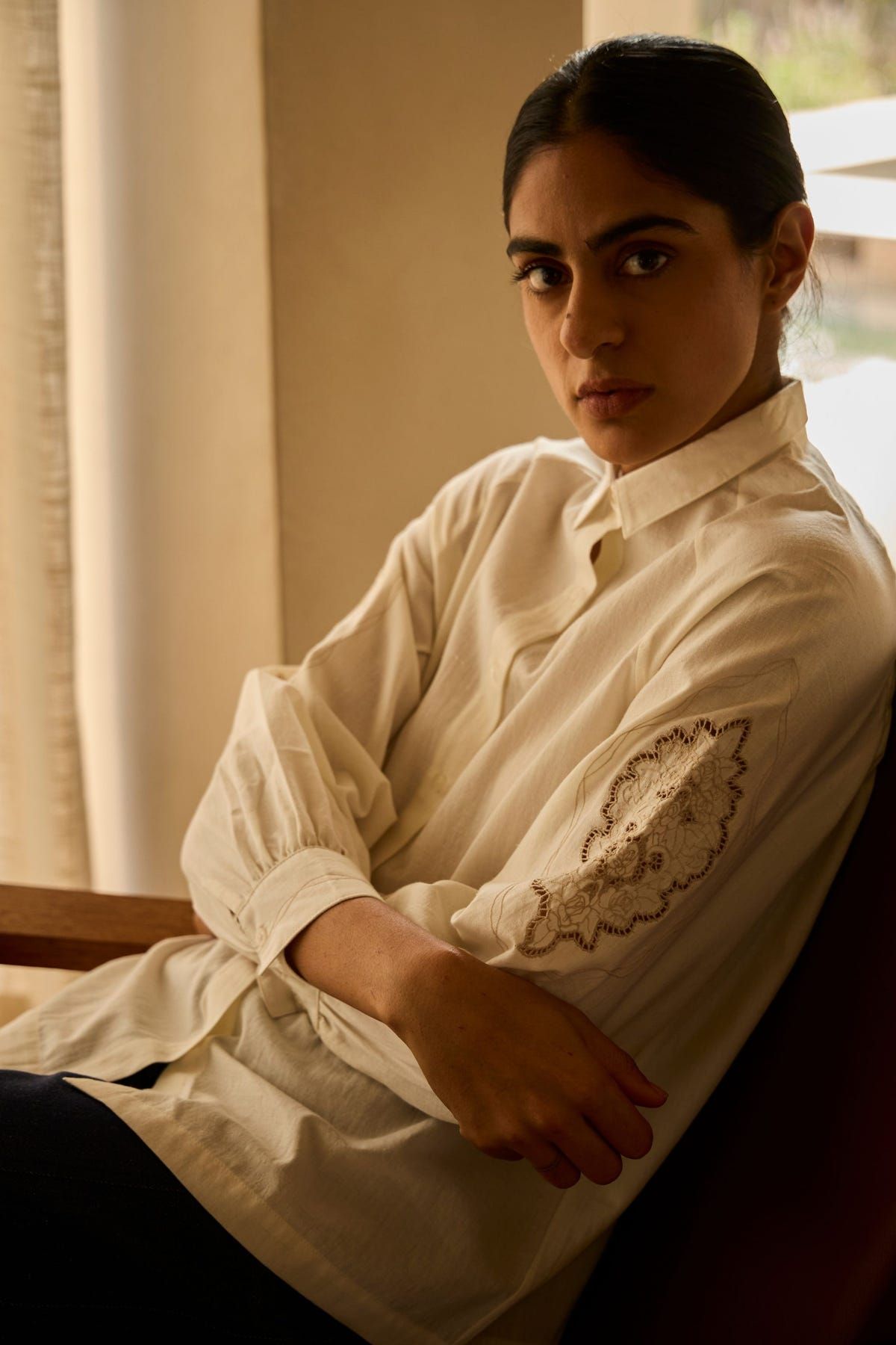 Yeji Handwoven Embroidered Shirt - image 1