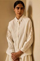 Yeji Handwoven Embroidered Shirt view 2