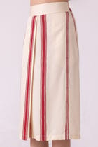 Prynne Red Striped Skirt view 3