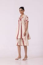 Prynne Red Striped Skirt view 4