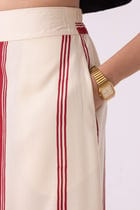 Prynne Red Striped Skirt view 6