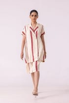 Prynne Red Striped Skirt view 10