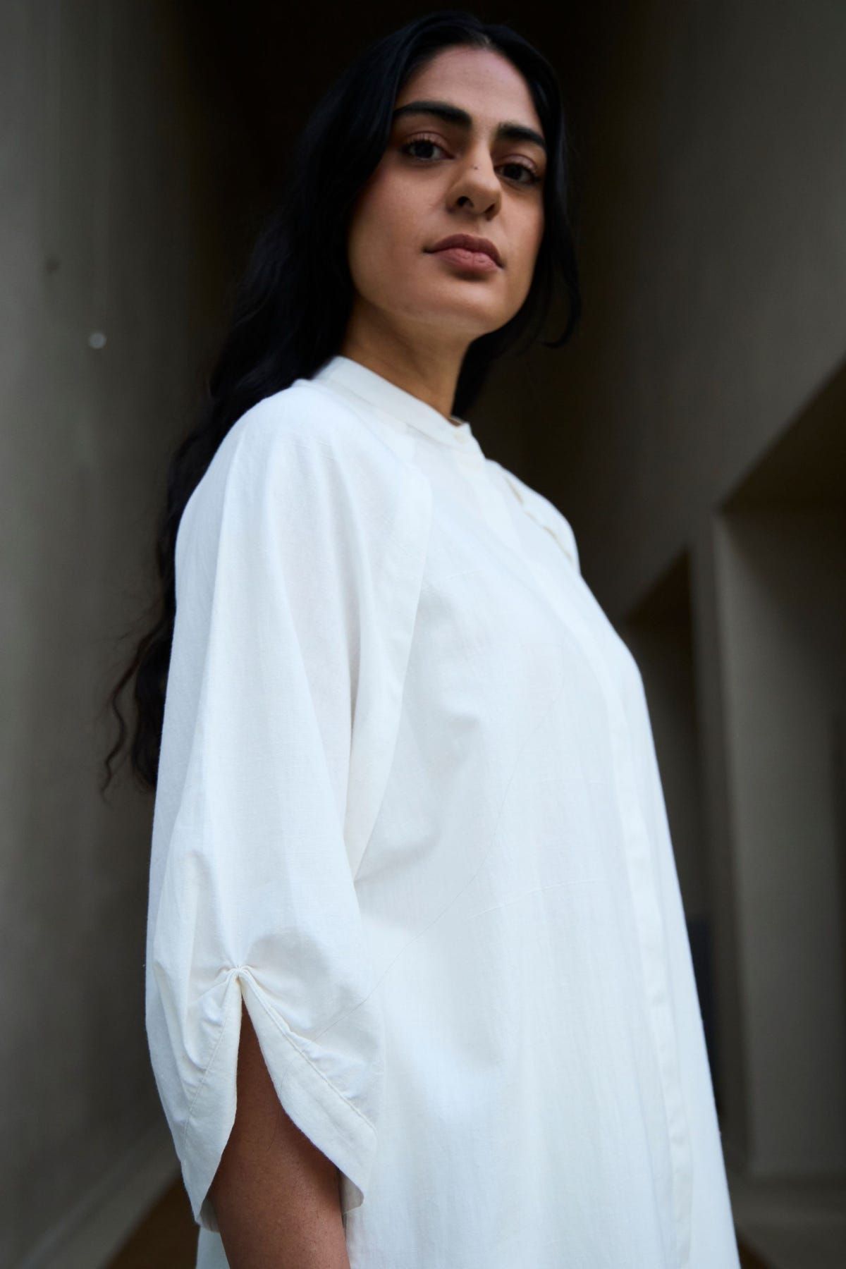 Braboune Handwoven White Co-Ord Set - image 6