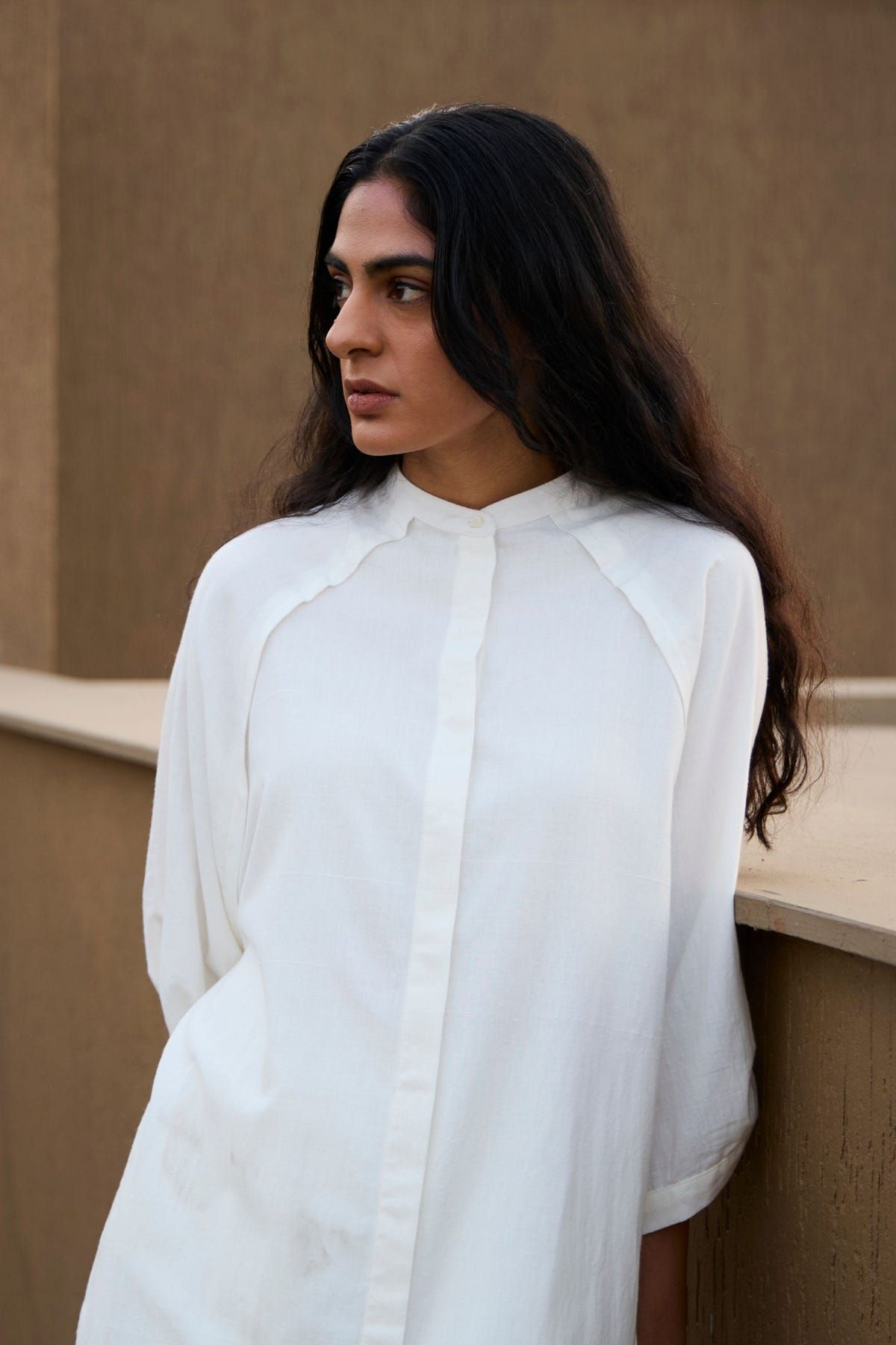 Braboune Handwoven White Co-Ord Set - image 7