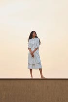 Braboune Handwoven White Co-Ord Set view 10