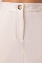 Roxanne Off White Handwoven Denim Skirt view 5