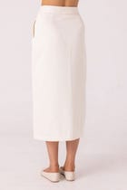 Roxanne Off White Handwoven Denim Skirt view 10