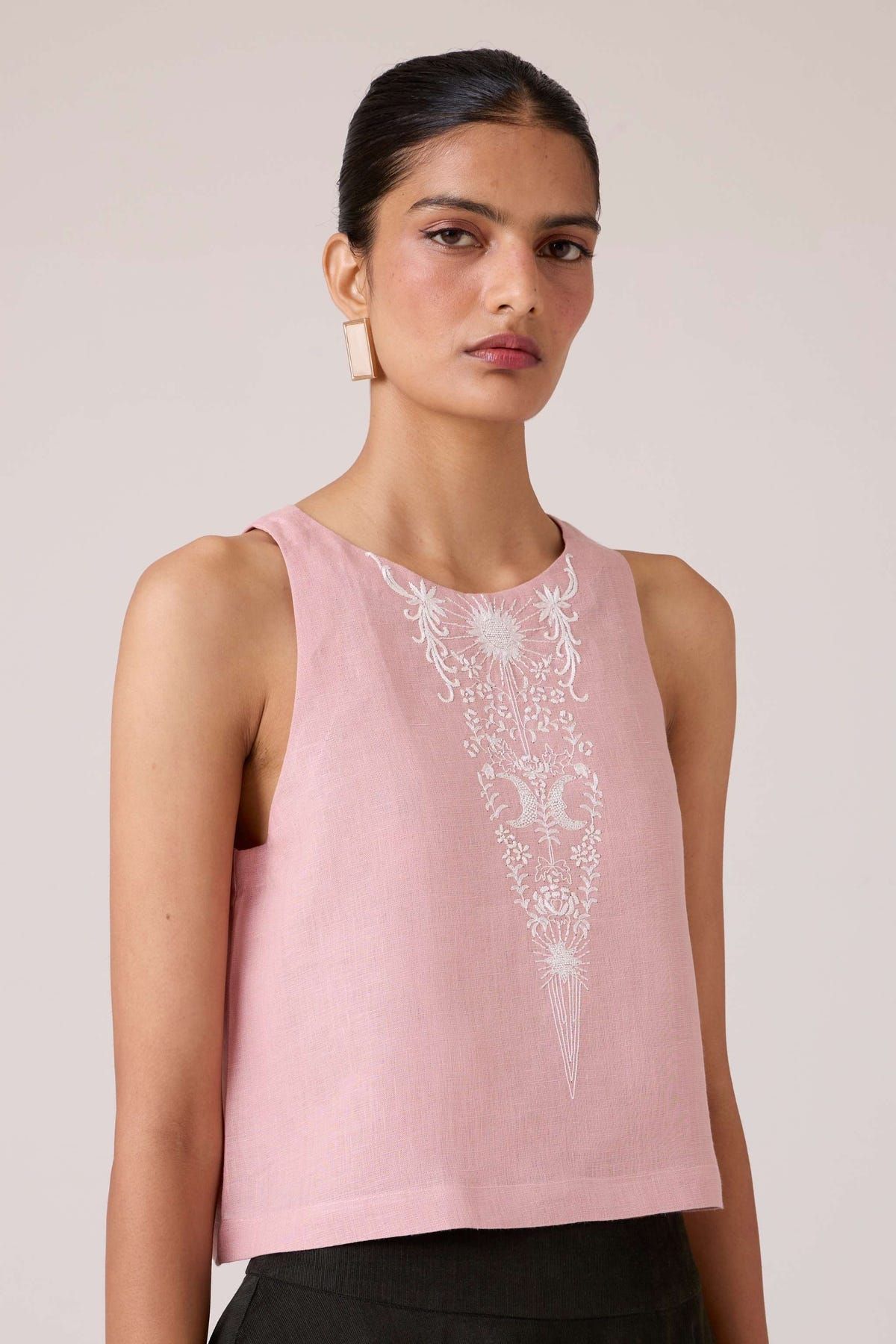 Evora Rose Embroidered Top - image 3
