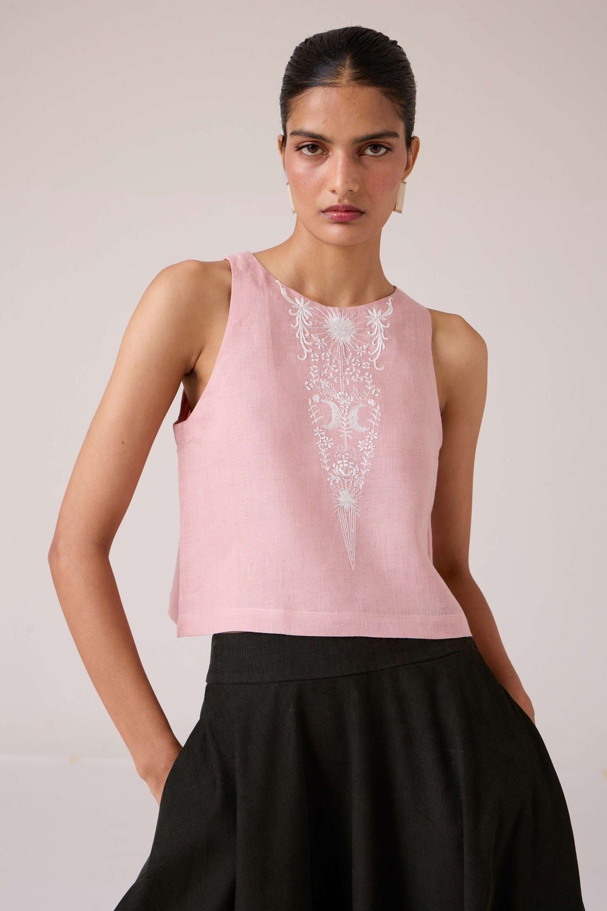 Evora Rose Embroidered Top - image 4