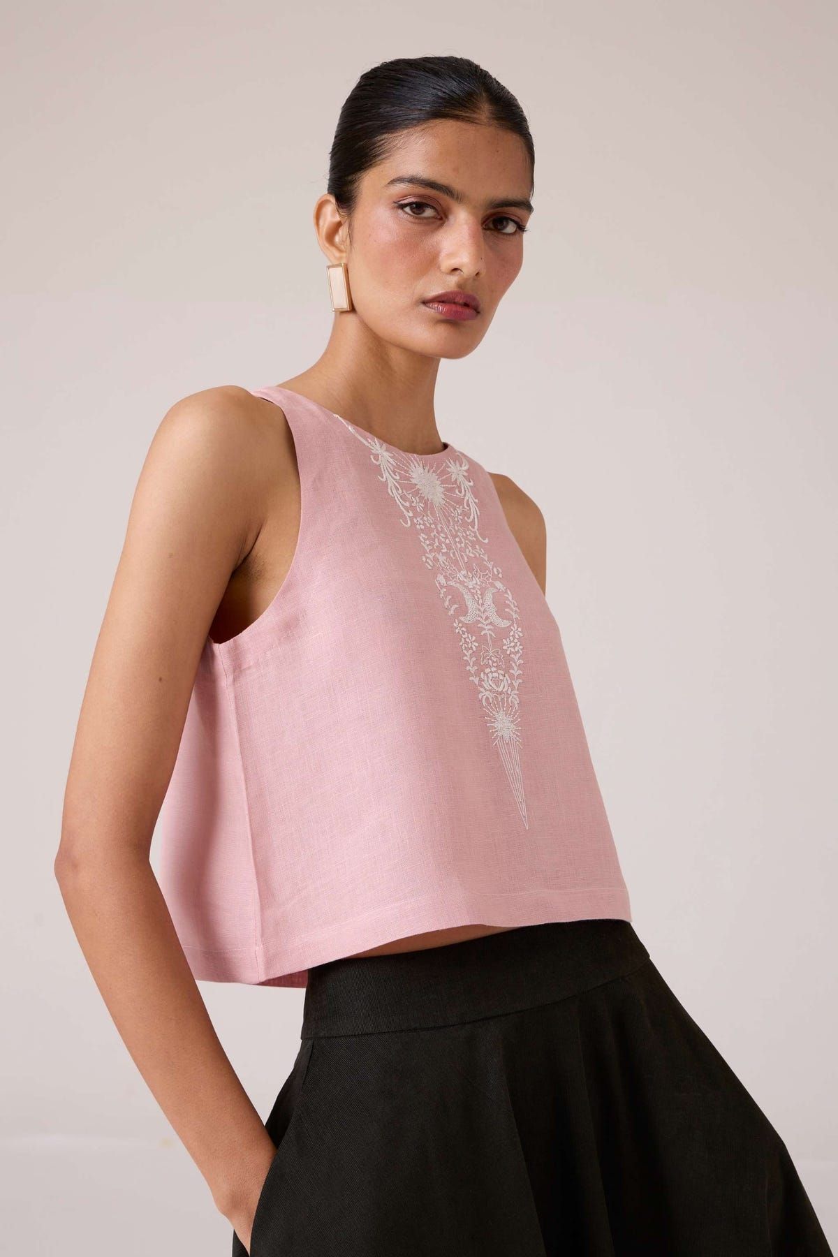 Evora Rose Embroidered Top - image 7