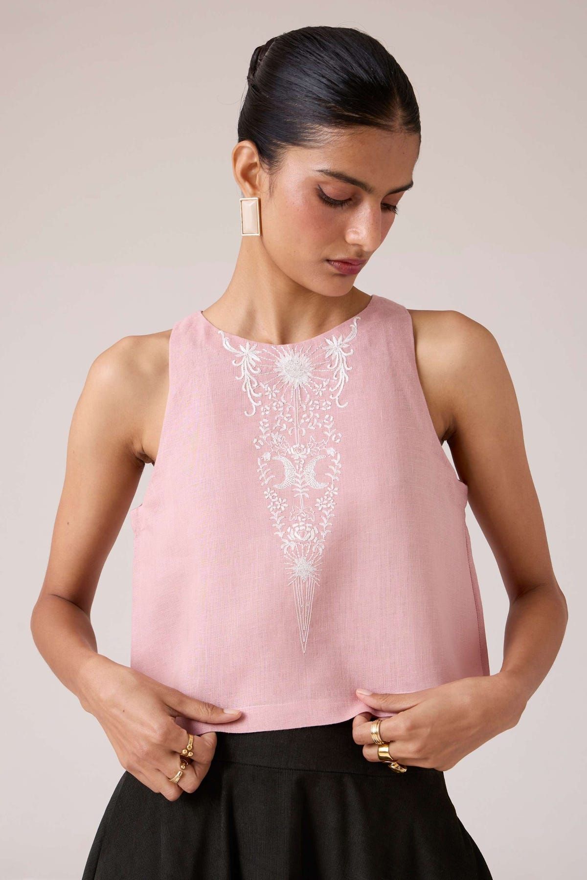 Evora Rose Embroidered Top - image 8