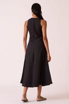 Naomi Black Linen Dress view 7