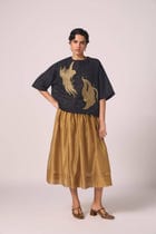 Roma Embroidered Handwoven Top view 11