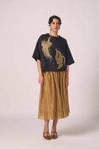 Roma Embroidered Handwoven Top view 12