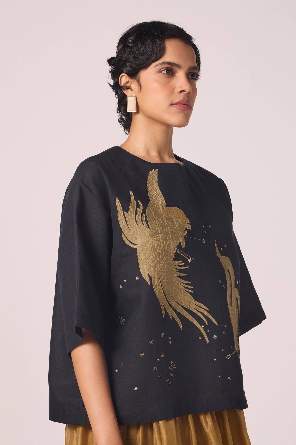 Roma Embroidered Handwoven Top - image 3