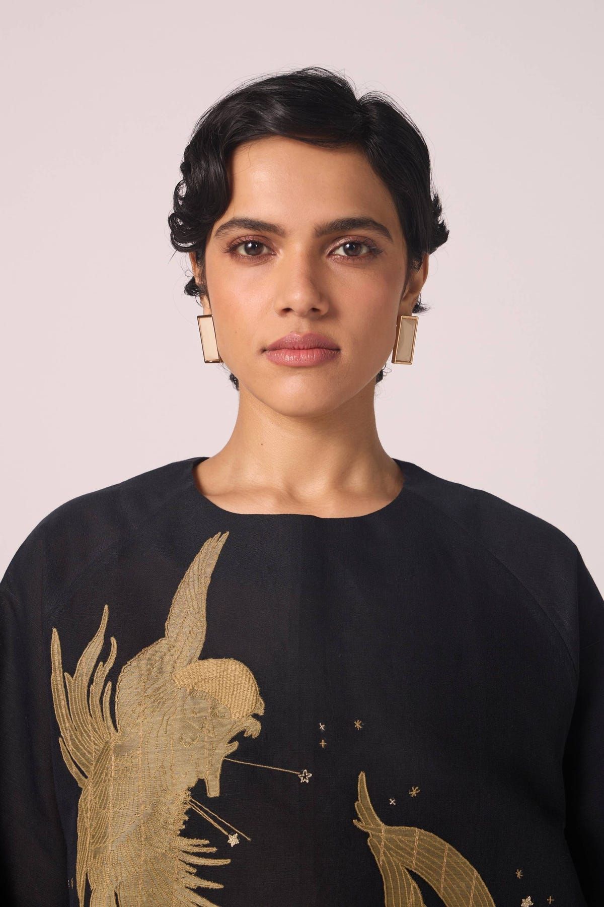Roma Embroidered Handwoven Top - image 5