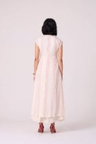 Vesna Red Stripe Maxi Dress view 11
