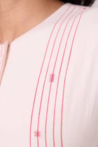 Vesna Red Stripe Maxi Dress view 5
