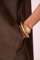 Stad Olive Needlecord Shift Dress view 7