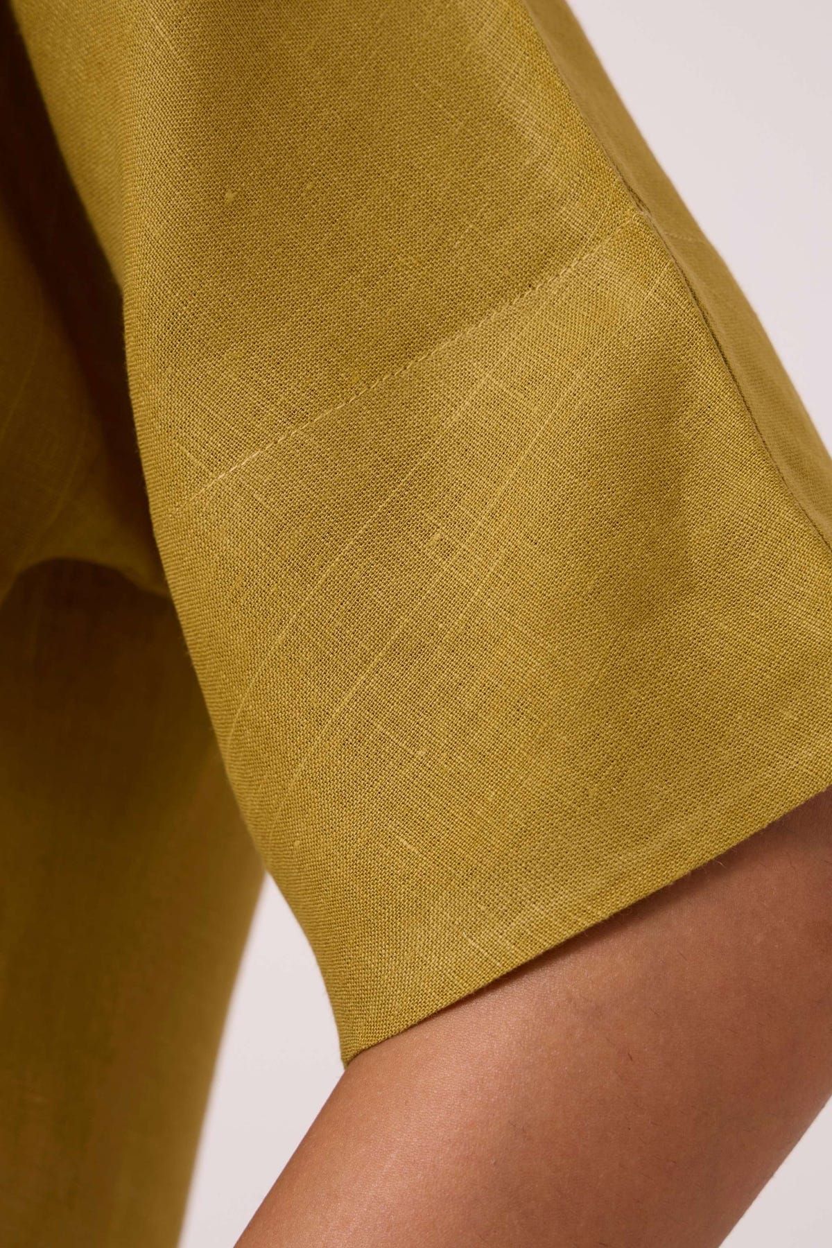 Bourne Olive Linen Top - image 7