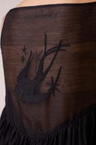 Vespera Black Handwoven Dress view 12