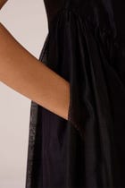 Vespera Black Handwoven Dress view 8