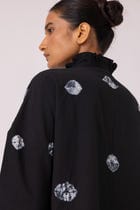 Eowyn Black Bandhani Handwoven Shirt view 8