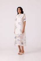 Larisa Zodiac Print Handwoven Dress view 2