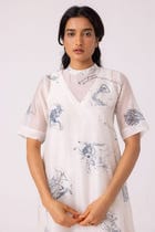 Larisa Zodiac Print Handwoven Dress view 5