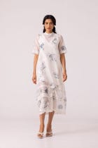 Larisa Zodiac Print Handwoven Dress view 8