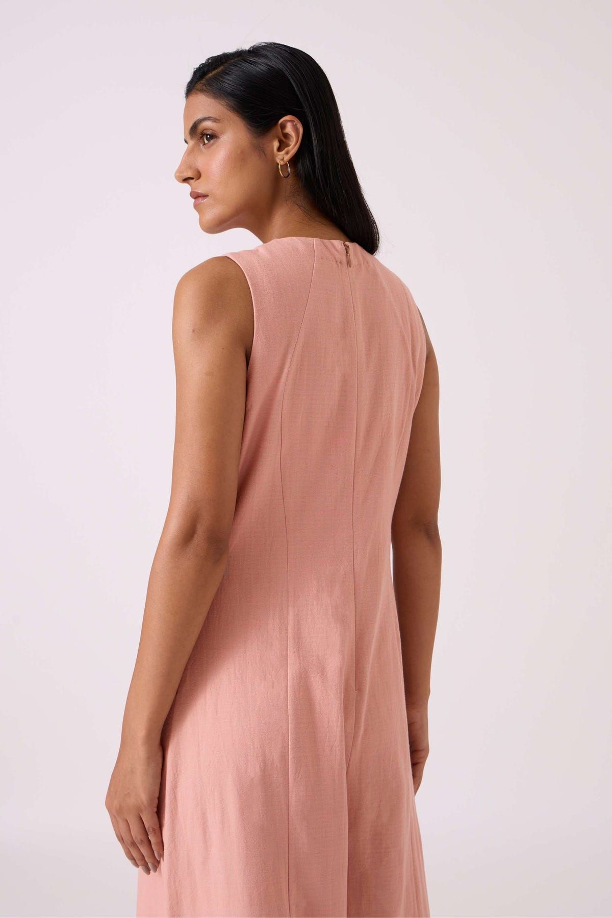 Vronsky Pink Handwoven Jumpsuit - image 12