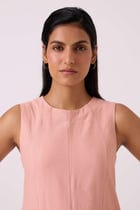 Vronsky Pink Handwoven Jumpsuit view 4