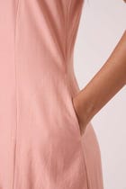 Vronsky Pink Handwoven Jumpsuit view 9