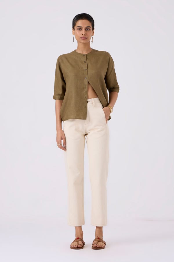 The Summer House — Diane Straight Fit Khadi Denim