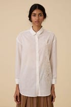 Joyce Embroidered handwoven shirt view 1